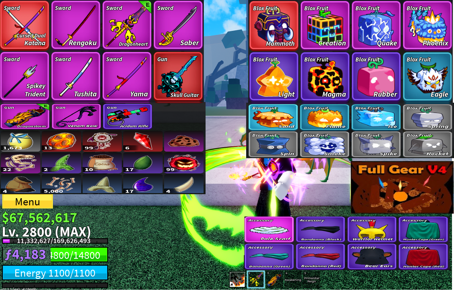 SIÊU PHẨM ROBLOX TTT 13+ MAX LEVEL - TỘC CÁ V4 FULL GEAR - Mã #68509075
