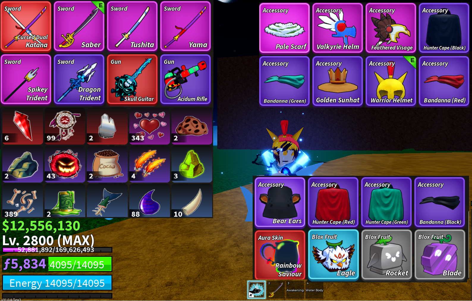 SIÊU PHẨM ROBLOX TTT 13+ MAX LEVEL - TỘC CÁ V4 FULL GEAR - Mã #21200873