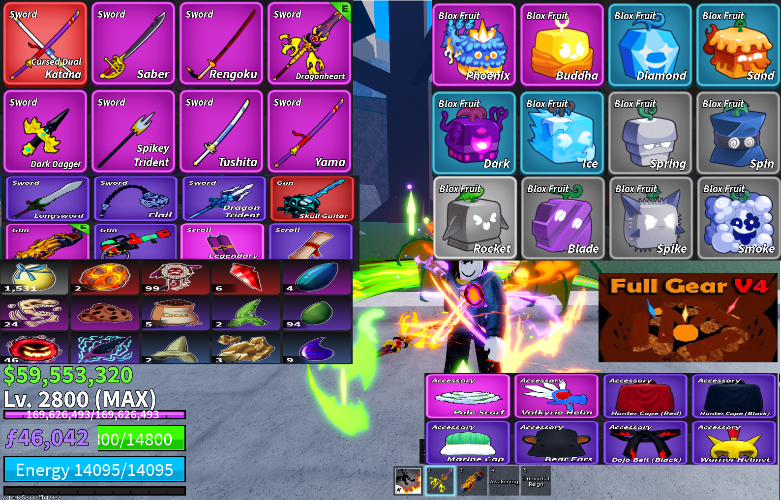 SIÊU PHẨM ROBLOX TTT 13+ MAX LEVEL - TỘC CÁ V4 FULL GEAR - Mã #77865625