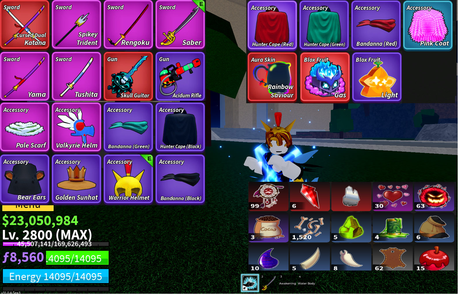 SIÊU PHẨM ROBLOX TTT 13+ MAX LEVEL - TỘC CÁ V4 FULL GEAR - Mã #24609062