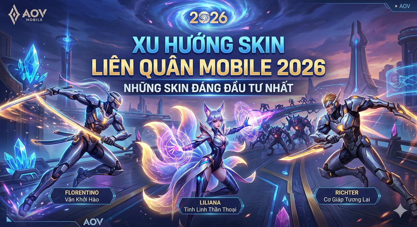 Xu Hướng Skin Liên Quân Mobile 2026 - Những Skin Đáng Đầu Tư Nhất
